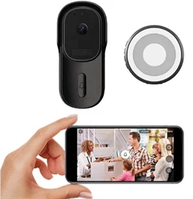 מצלמת פעמון דלת וידאו אלחוטית Wifi אלחוטית